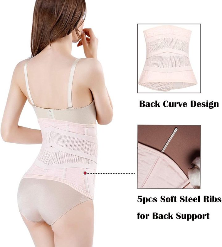 Postpartum Girdle C-Section Recovery Belt Back Support Belly Wrap Belly Band Shapewear Slimming Belt - guppu.pk