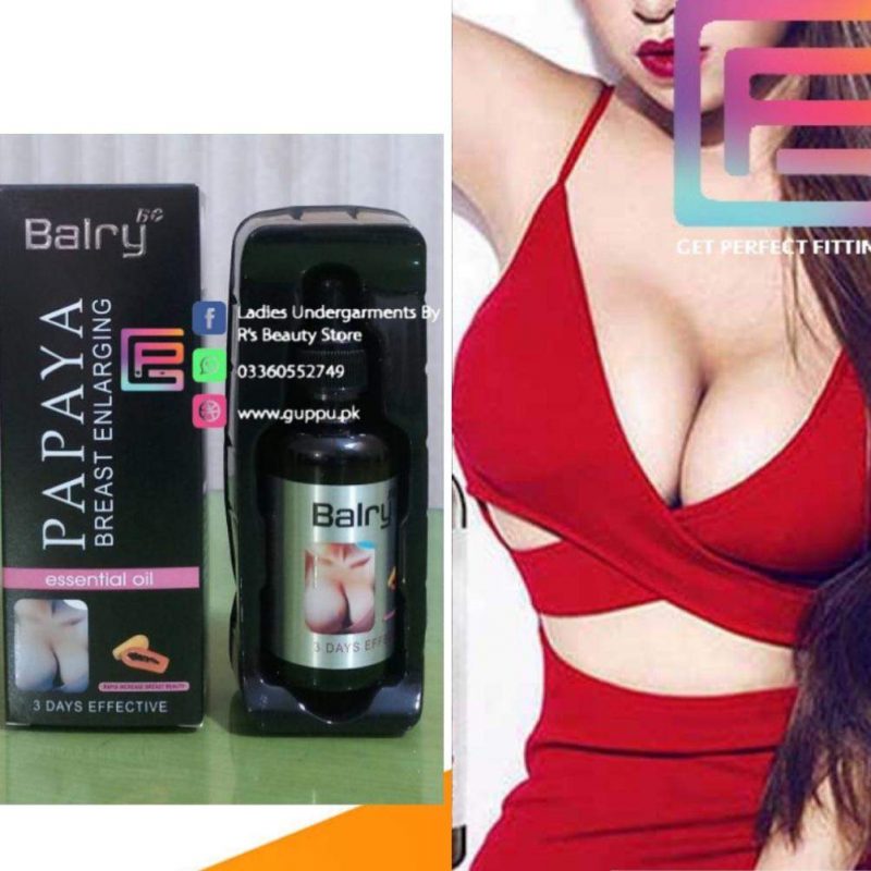 Balry Papaya Breast Enlargement Oil 3 Days Effect