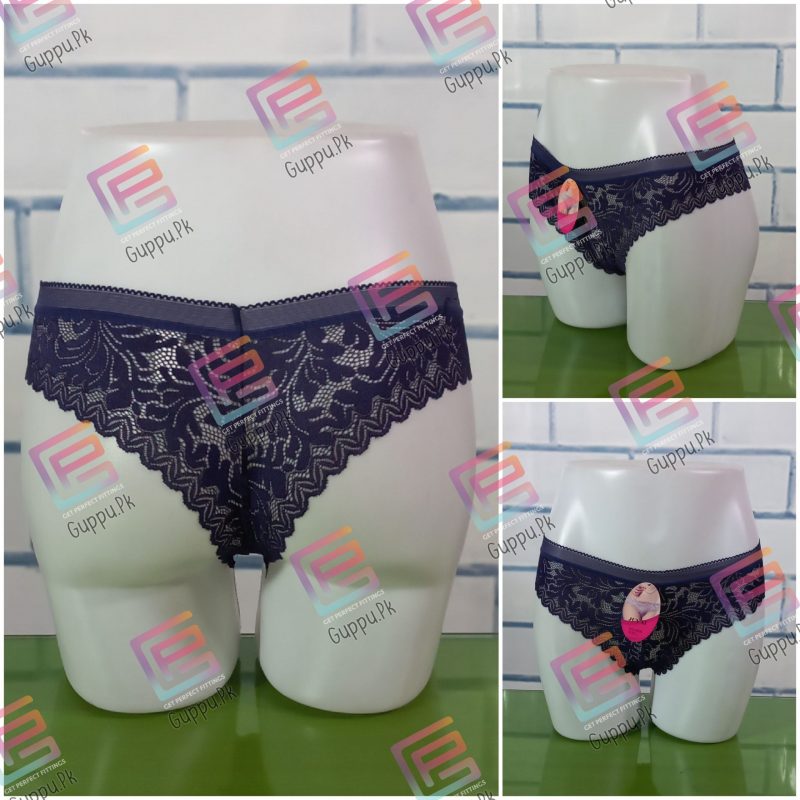 Lace Thong Stylish Panty Women Underwear T-Panty Bridal Lingerie - guppu.pk