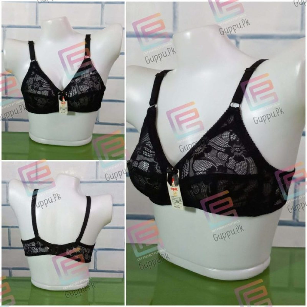 Galaxy Soft Net Bra Without Wire Full D Cup With Lining 22003 