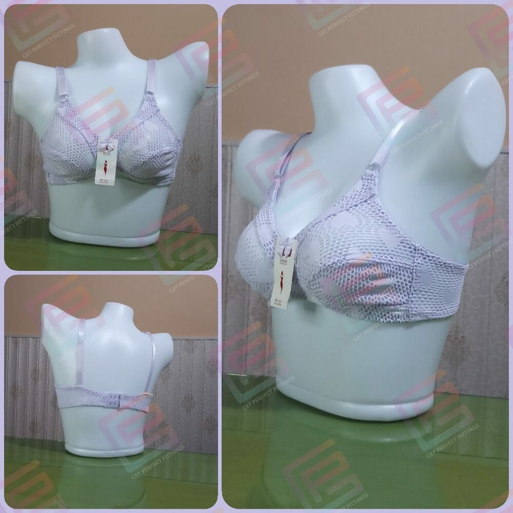 Galaxy Full Coverage Bra 2060 Soft Net with Soft Lining Cup 
