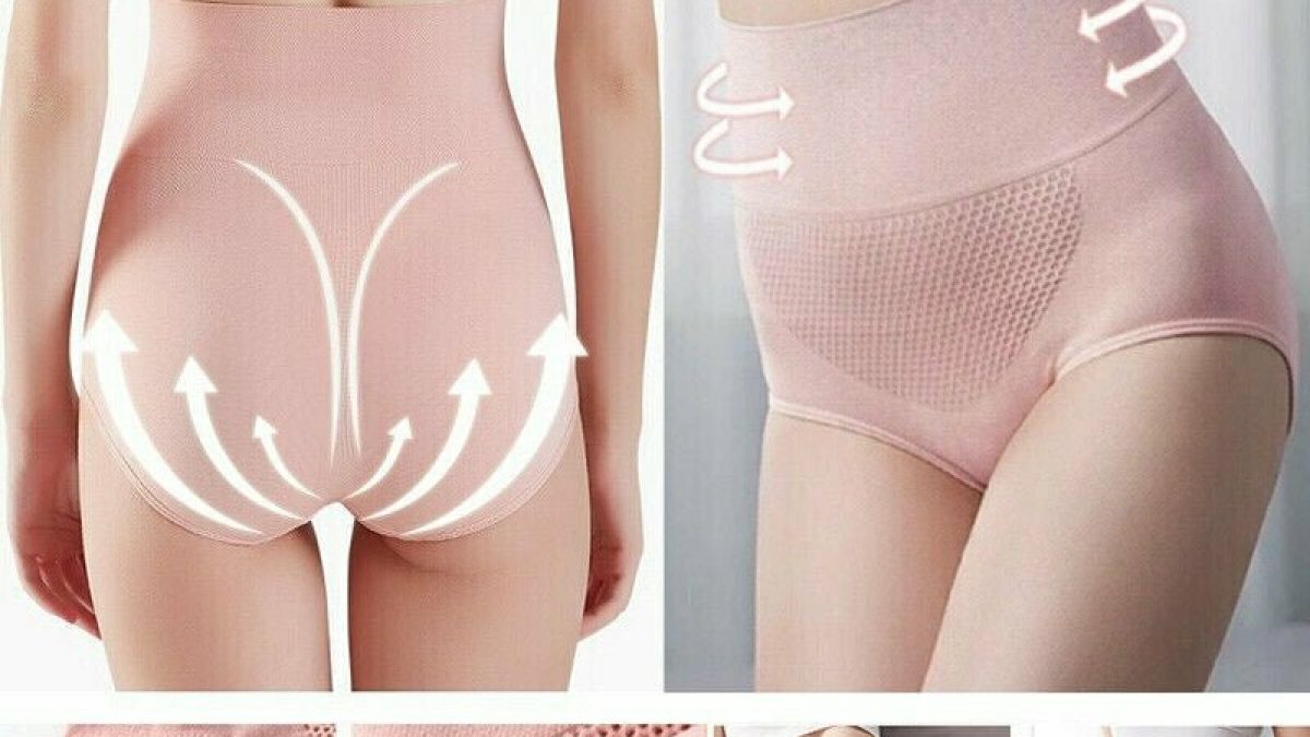 High Waist Minimizer Panty, Slimming Panty, Warm Uterus Honey Comb Underwear  