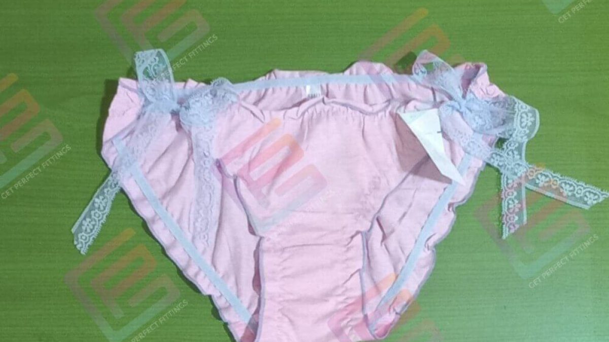 Cute Ruffle Panties Stylish Bow Underwear Women Cotton Briefs Medium (6057)  