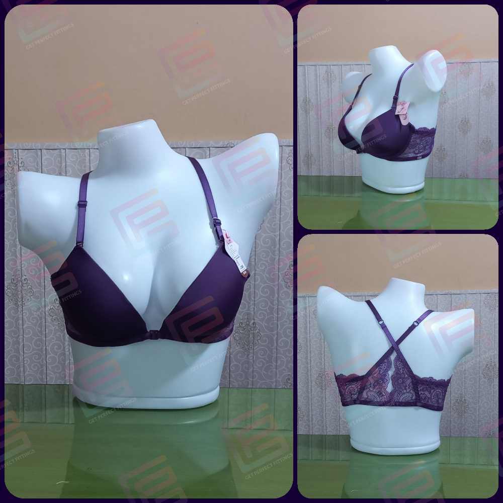 Front Open Beauty Back Bra Single Padded Non Wired T-Shirt Bra