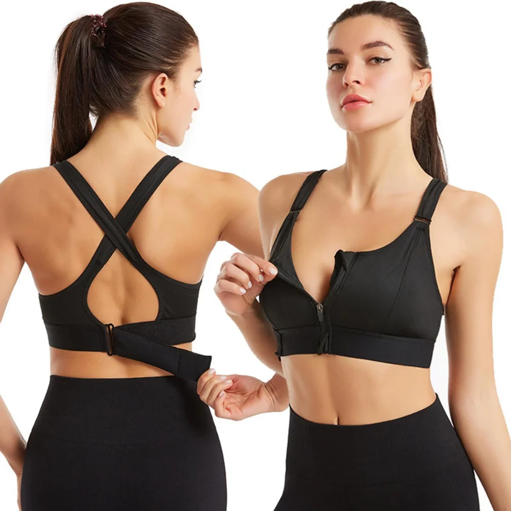 High Impact Sports Bra – Adjustable Straps & Supportive Fit