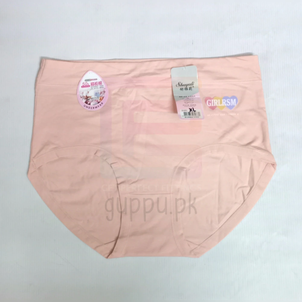 Plus Size High Waist Panty Extra Soft Underwear XL