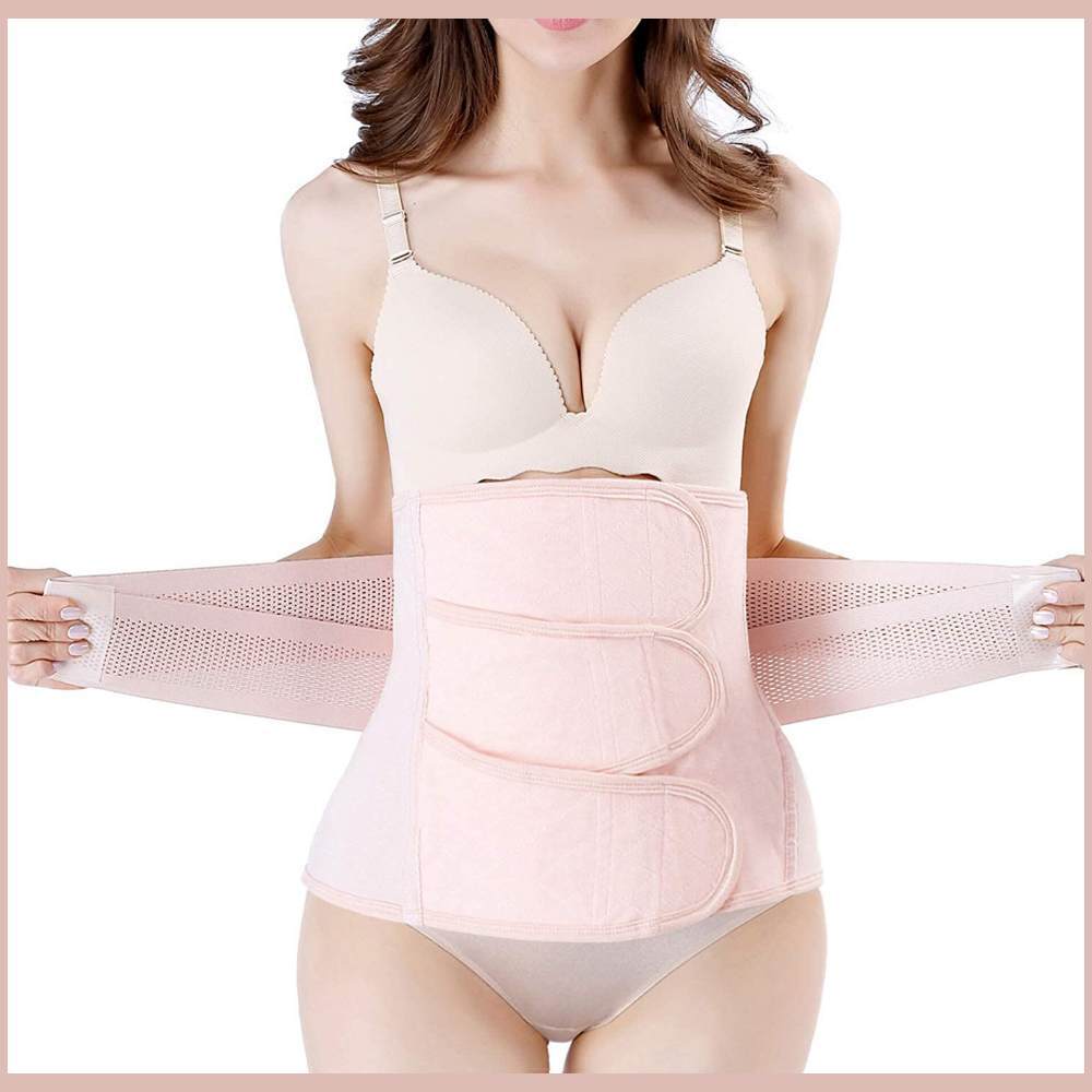 Buy Postpartum Girdle C-Section Recovery Belt Back Support Belly Wrap Belly Band Shapewear