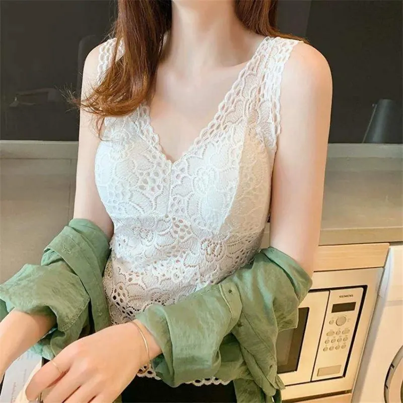 Lace Camisole Padded Top