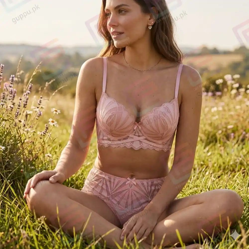 Single Padded Bra Panty Set Size 40C