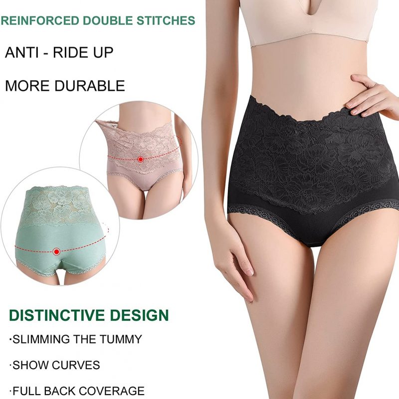 High Waist Lace Minimizer Panty Underwear