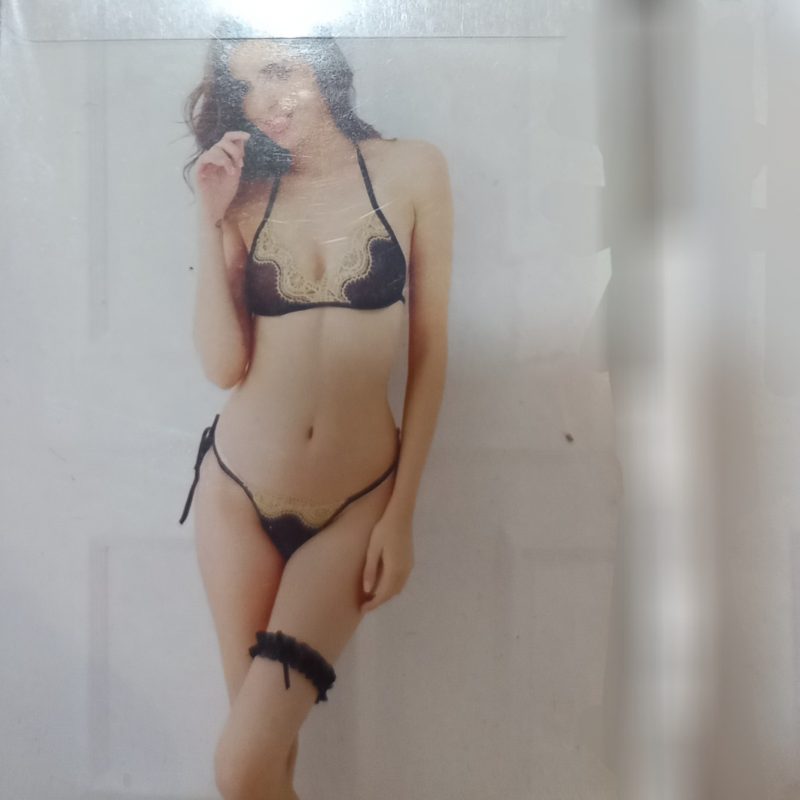 Transparent Bra Panty Embroidered Net Bikini Set See Through Lingerie For Women - guppu.pk
