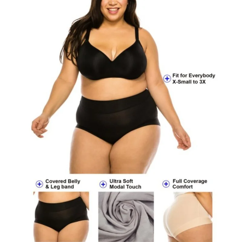 Women Plus Size Underwear Soft Panty 3XL – 5XL