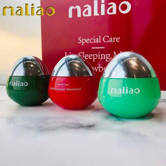 3 Flavours of Maliao Special Care Lip Sleeping Mask - Overnight Lip Repair and Moisturiser