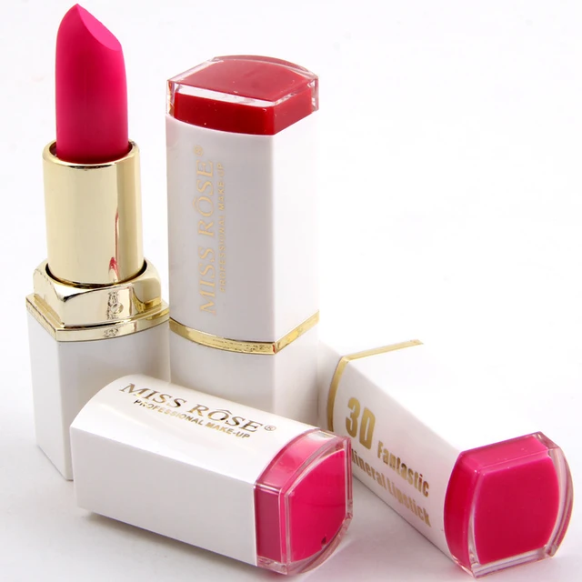 Miss Rose 3D Fantastic Mineral Lipstick -guppu.pk