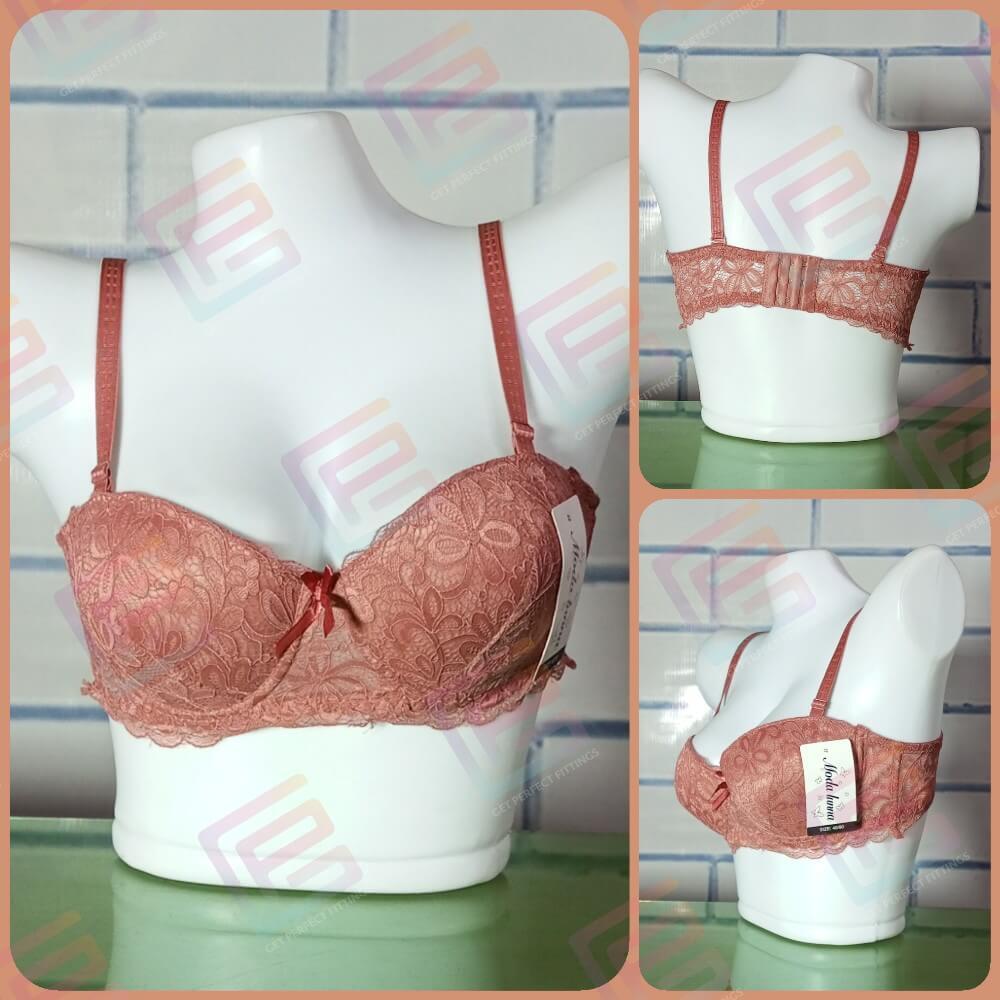Thin Half Cup Pushup Padded Bra Strapless Wired 7769