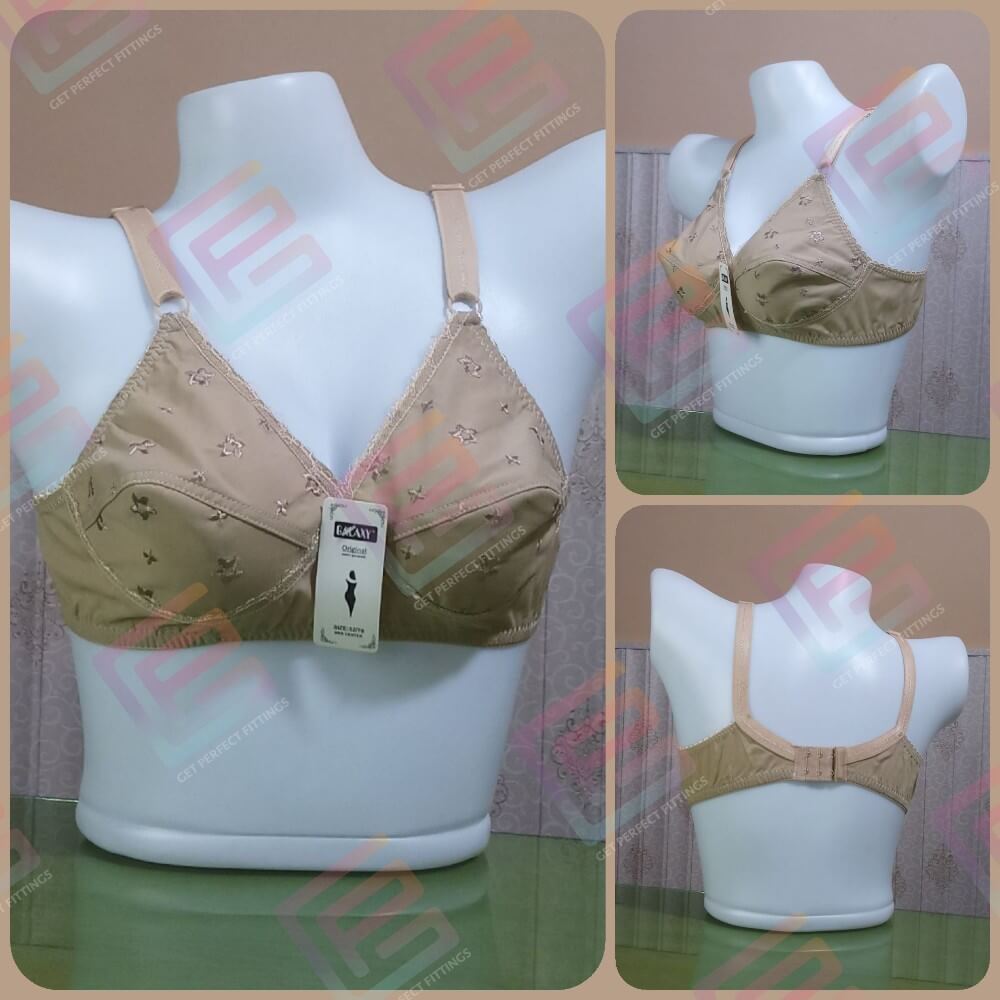 Galaxy Star Cotton Embroidered Bra B Cup