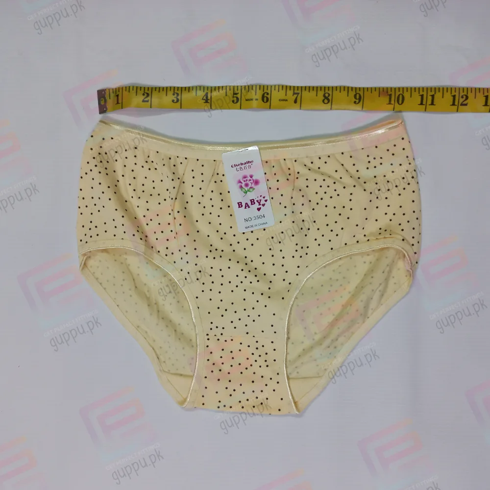 Chic Dots Print Soft Cotton Panty for Teenage Girls | Free Size