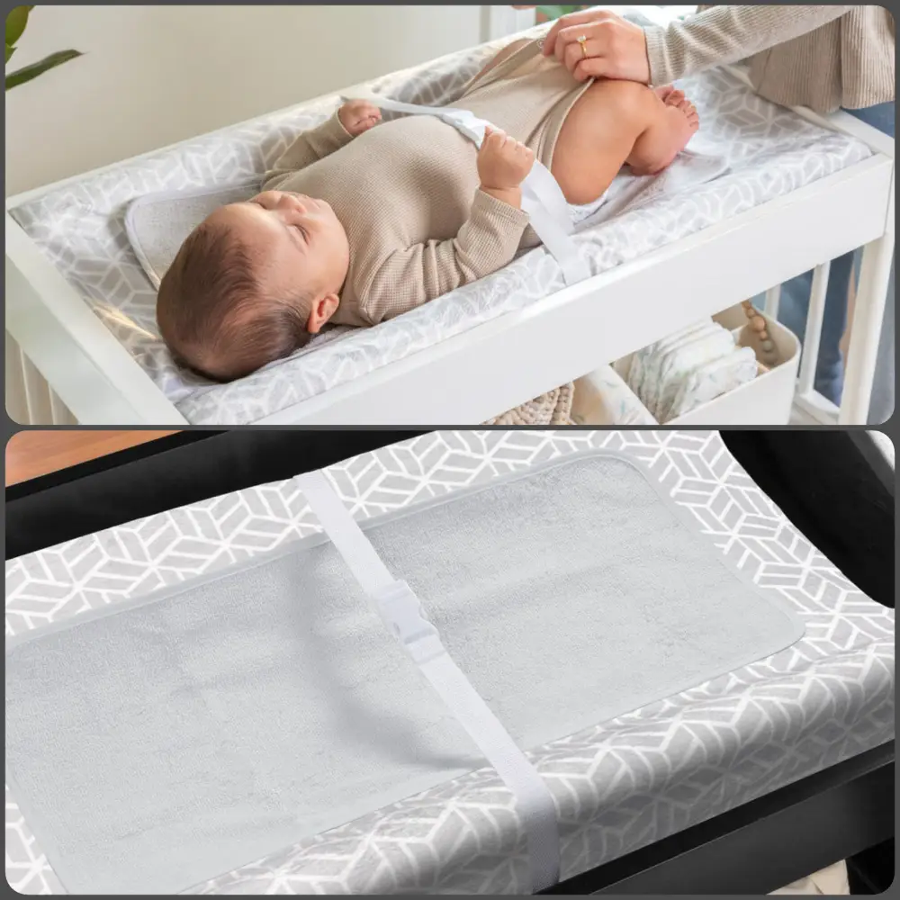 Pack of 3 Baby Crib Mattress Protector Waterproof Cotton