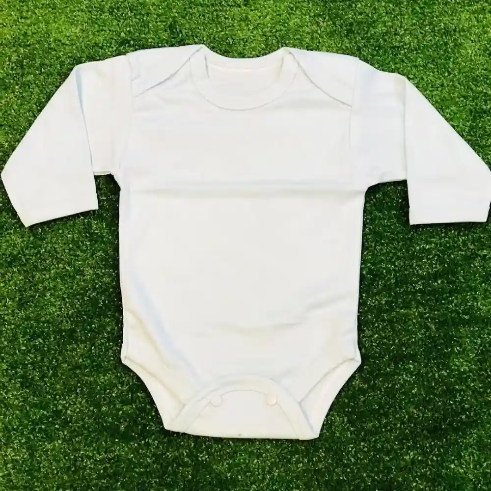 Pack of 3 Pure White Baby Bodysuits 0-12 Months Soft Cotton Onesies for Newborns & Infants