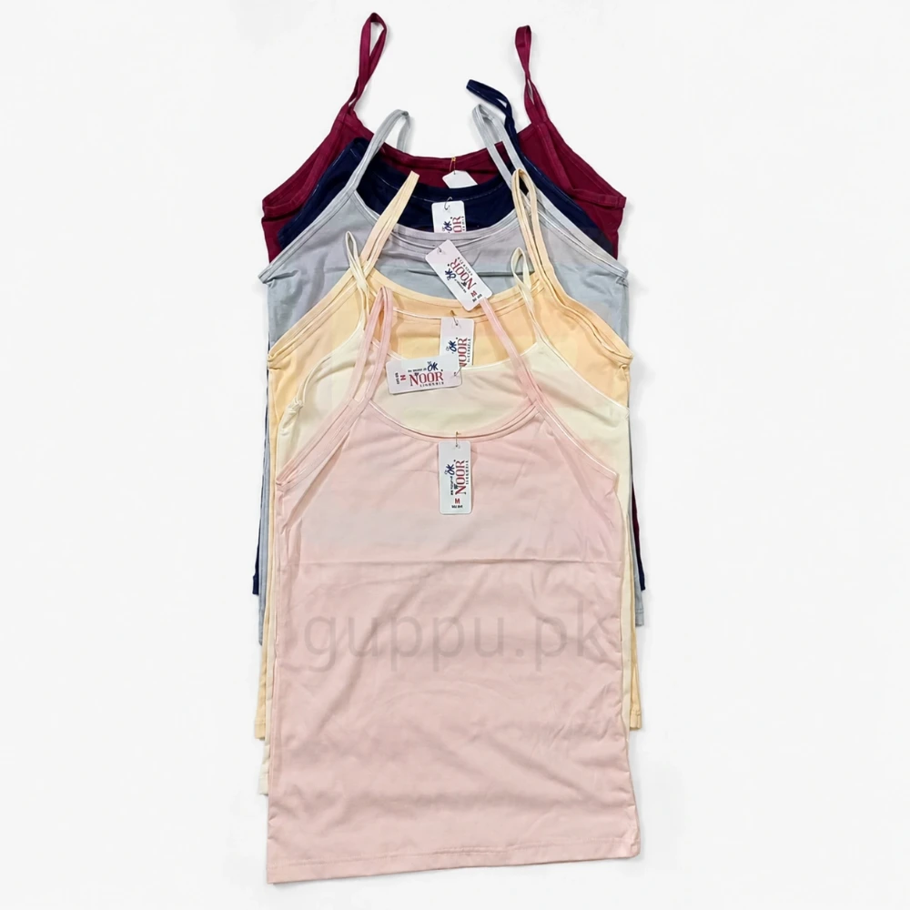 OK Noor Cotton Camisole for Women – Soft Stretchable Inner Tank Top | 6 Colours | M, L & XL - Image 3
